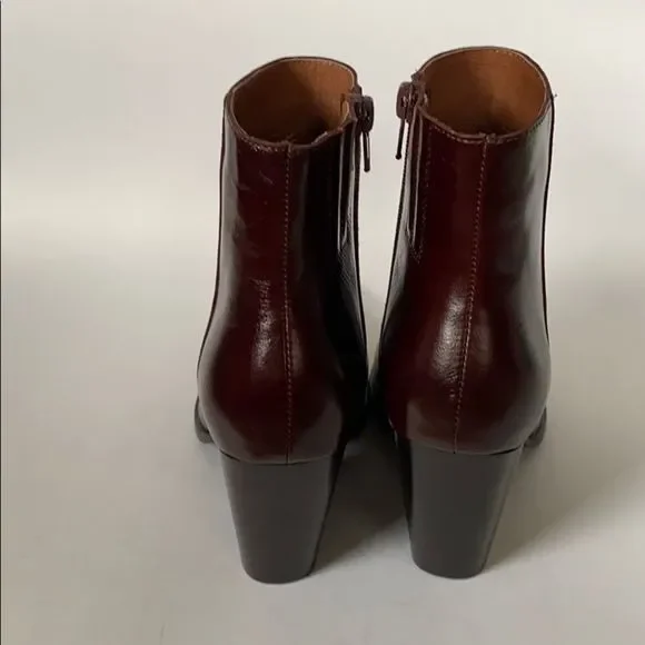 NEW Jeffrey Campbell Flynn Burgundy Boots Size 6 - Picture 7 of 15